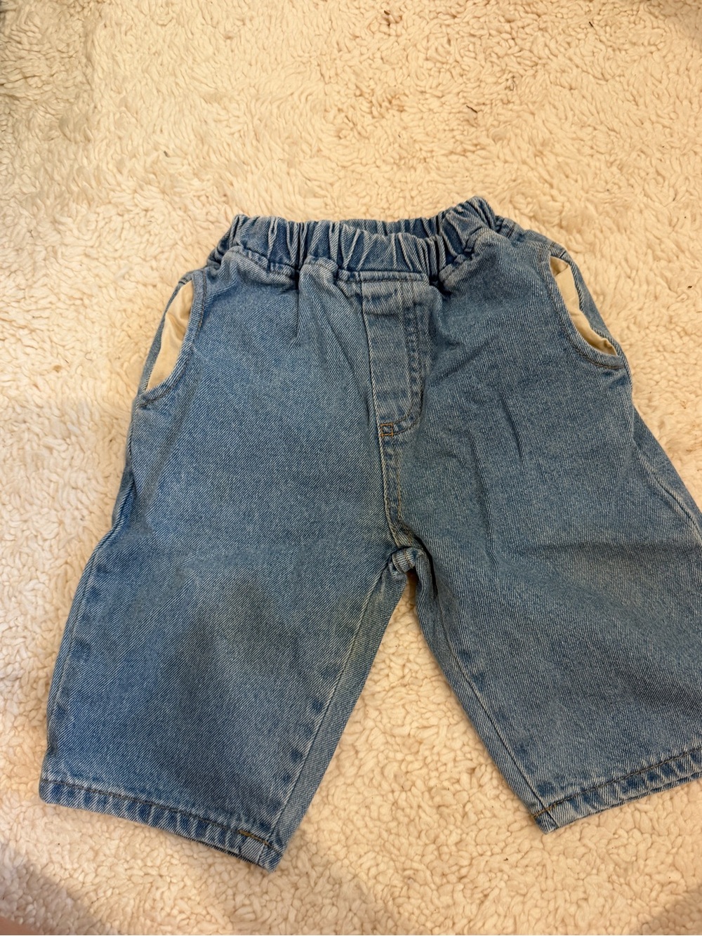 Korean Toddler Jeans, Valu Babe Denim Elastic Waist. Medium (2T) from Milk Teeth